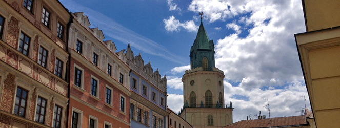 Rynek satergo miasta w Lublinie