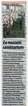 Artykuł prasowy - Metropolitarne Seminarium Duchowe w Lublinie cz.1